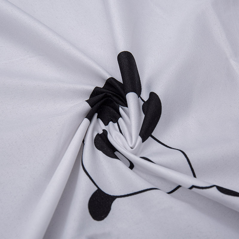 240cm genişlik 80gsm Disperse Baskı Yatak Çarşaf için% 100 Polyester Baskılı Kumaş Kumaş